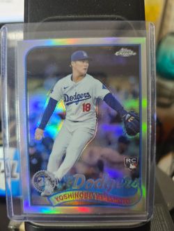 Yoshinobu Yamamoto  RC- 2024 Topps Chrome- 35th Anniversary