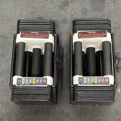 Powerblock Classic 50 Adjustable Dumbbell Pair  (100lbs)
