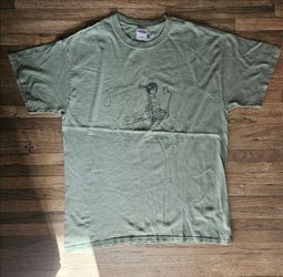 JAPANESE POP REVOLITION 2013/14  LOGO YOUTH UNISEX (LARGE SIZE) 22"X28" AVOCADO GREEN T-SHIRT