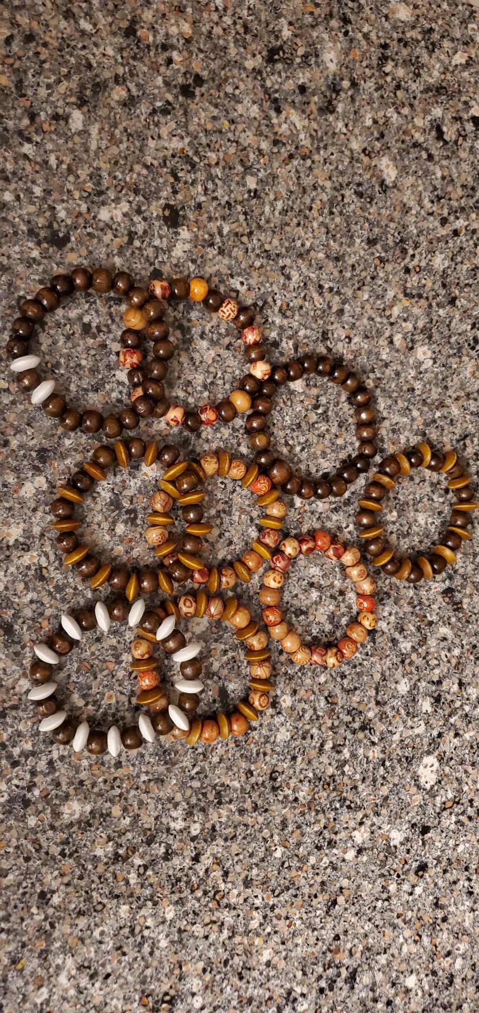 Beautiful Wood Beads Bracelets