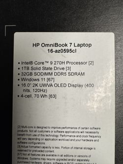 HP Omnibook 7 laptops 