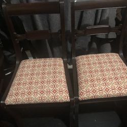 Wooden Upholstered Chairs