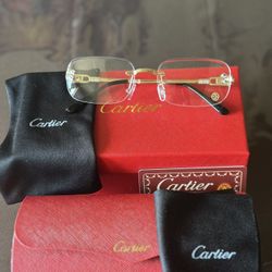Cartier. Rimless Sunglasses 