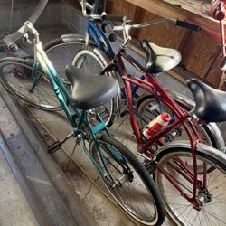 5 Older Style Bikes