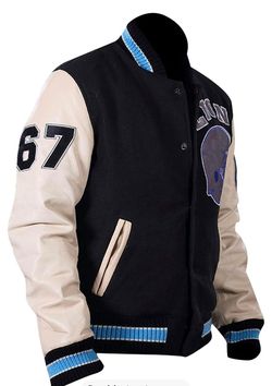 Varsity bomber jacket