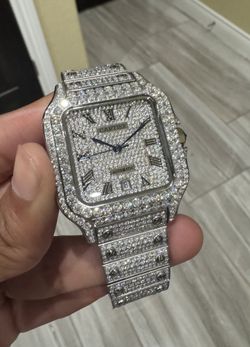 Moissanite Iced Out Cartier (Passes the Diamond Test 💎)