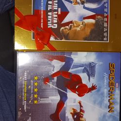 Captain America: Civil War & Spider-Man Homecoming DVD Bundle