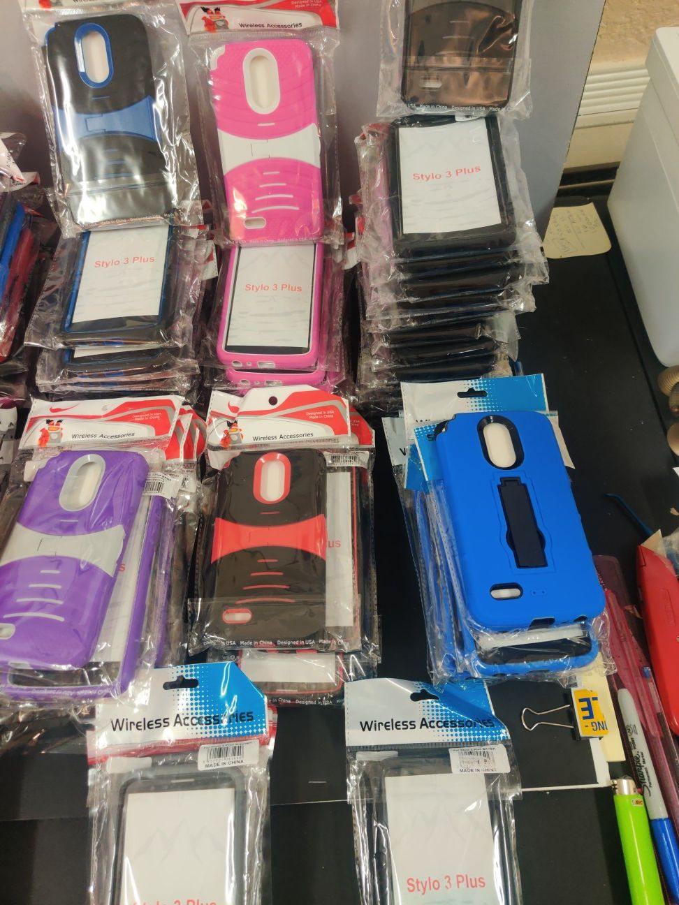 Wholesale lot of 55 lg stylo 3 plus phone case
