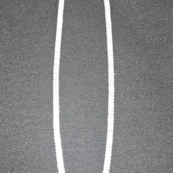 18' Sterling Silver Lab Grown Diamond Necklace 