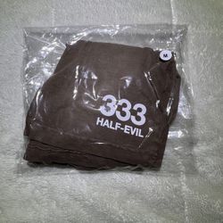 Half Evil 333 Shorts Brown Size Medium 