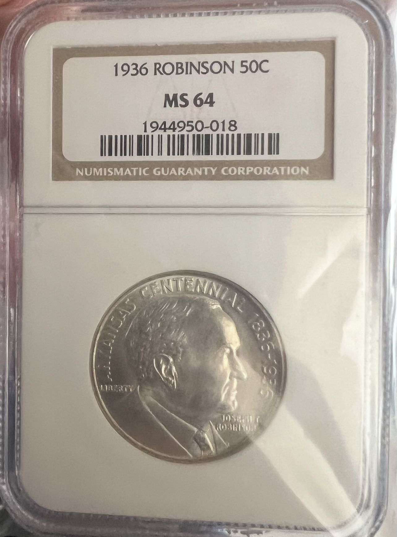 MS-64 Robinson Half dollar