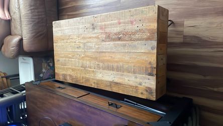Wood coffee table