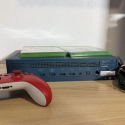 Xbox One S Gears of War 4 Special Edition 500GB Deep Blue Plus Two Games