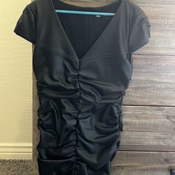 Zara Leather Dress SZ Large