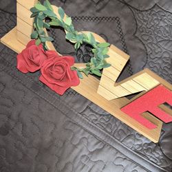 LOVE wooden Sign