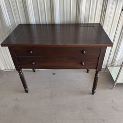 Antique Spiral Leg Side Table