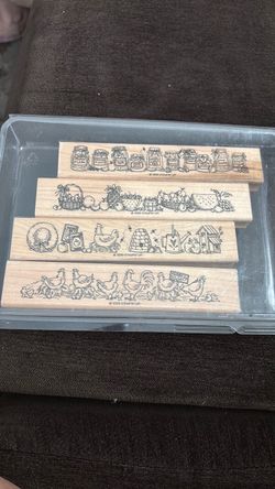 Stampin' Up Rubber Stamp Set – Farm/Country Theme