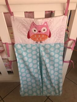 Owl Diaper Stacker Storage