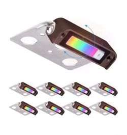 LEONLITE 28Pack Premium Series RGB 4 Inch 1W LED Retaining Wall Lights Swivel, Color Changing Hardscape Lighting Low Voltage, 12V-24V AC/DC LED Landsc