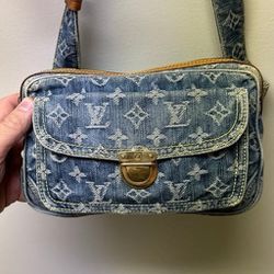 Louis Vuitton Bumbag Denim waist Bag Blue