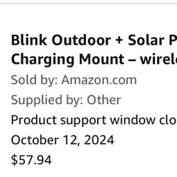 Blink Outdoor Solar Camera