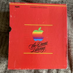 Vintage Apple Education Demo Series “The Demo Library” binder set.