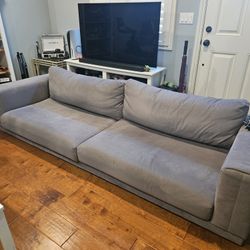 8.5 Ft Grey Couch