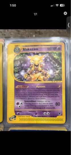 Alakazam Pokémon Card 33/165 Expedition