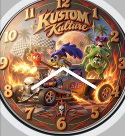 Kustom Kulture Halloween Angrybird Rat Fink bottoms up
