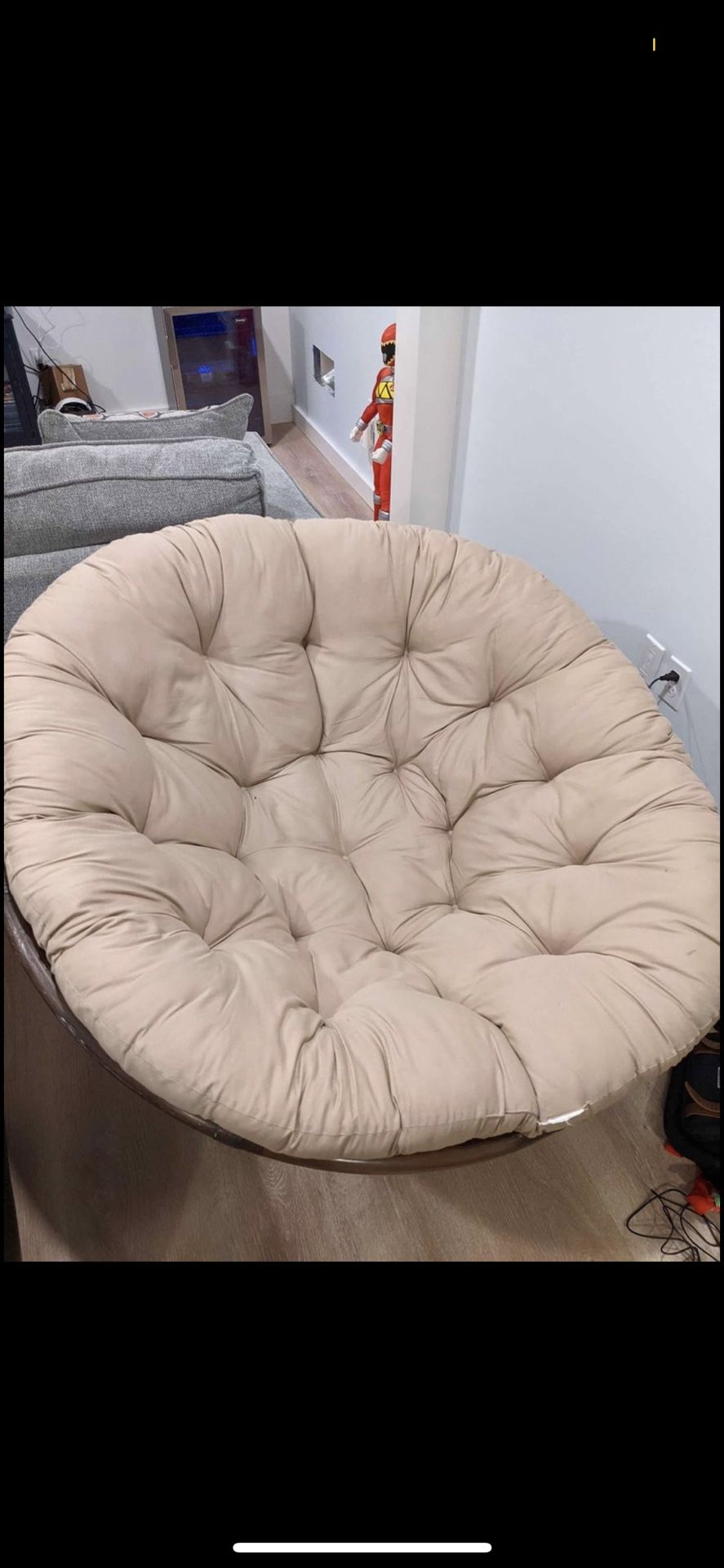 Papasan Chair With Cushion 