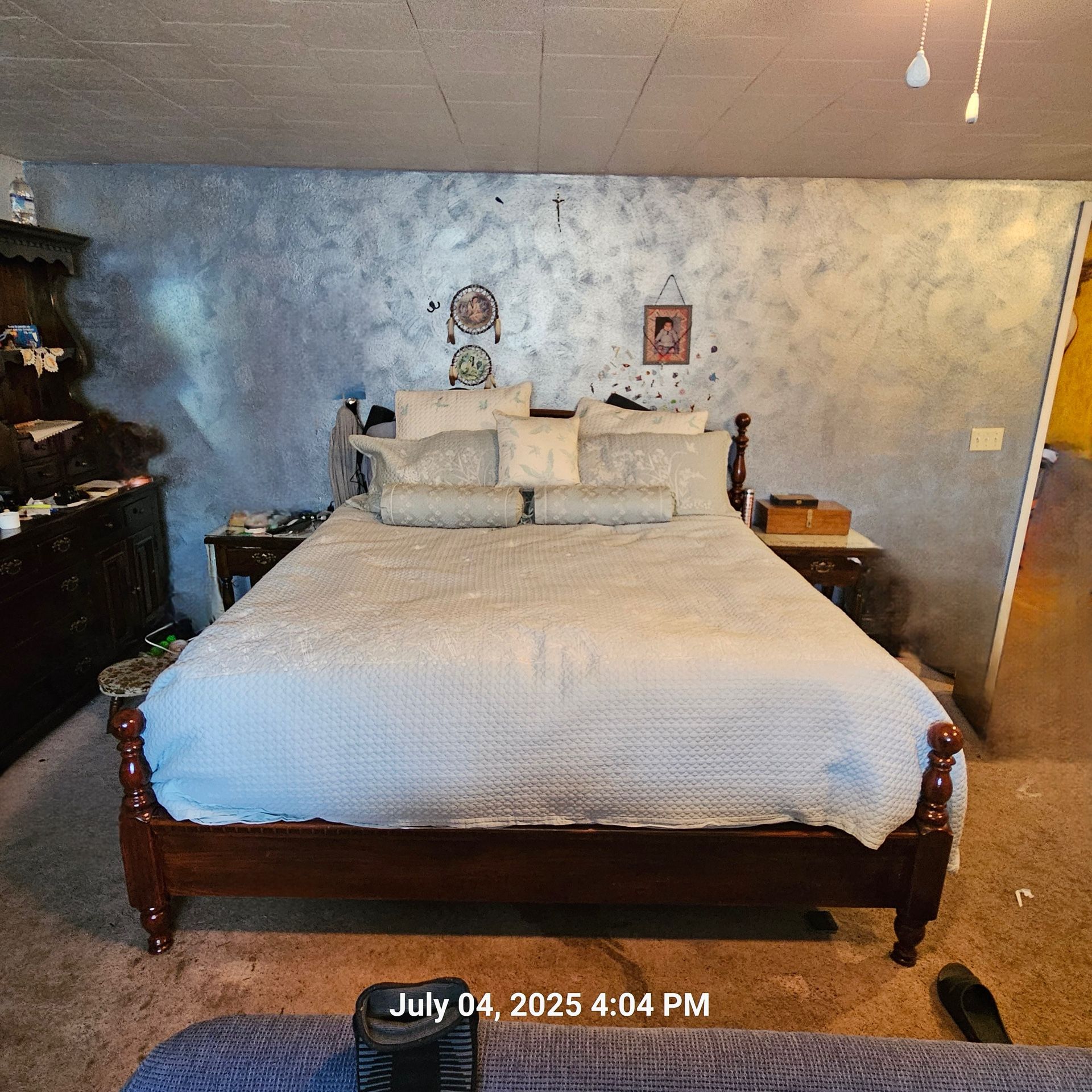 Solid Oak California King Bedroom Set