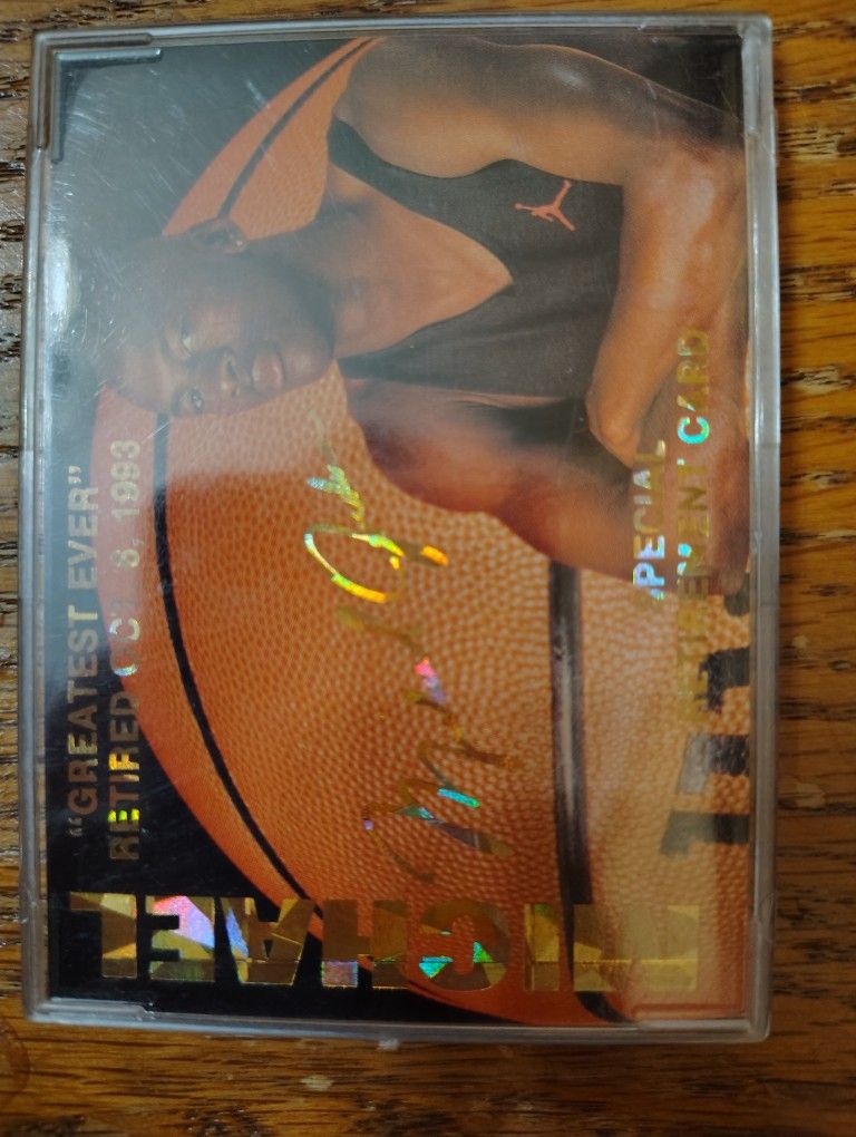 Micheal Jordan Special Retirement Card # 23