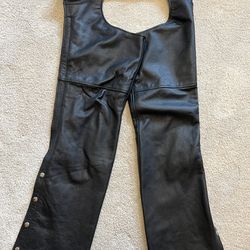 Womens M Eagle Leather Vest And Chaps