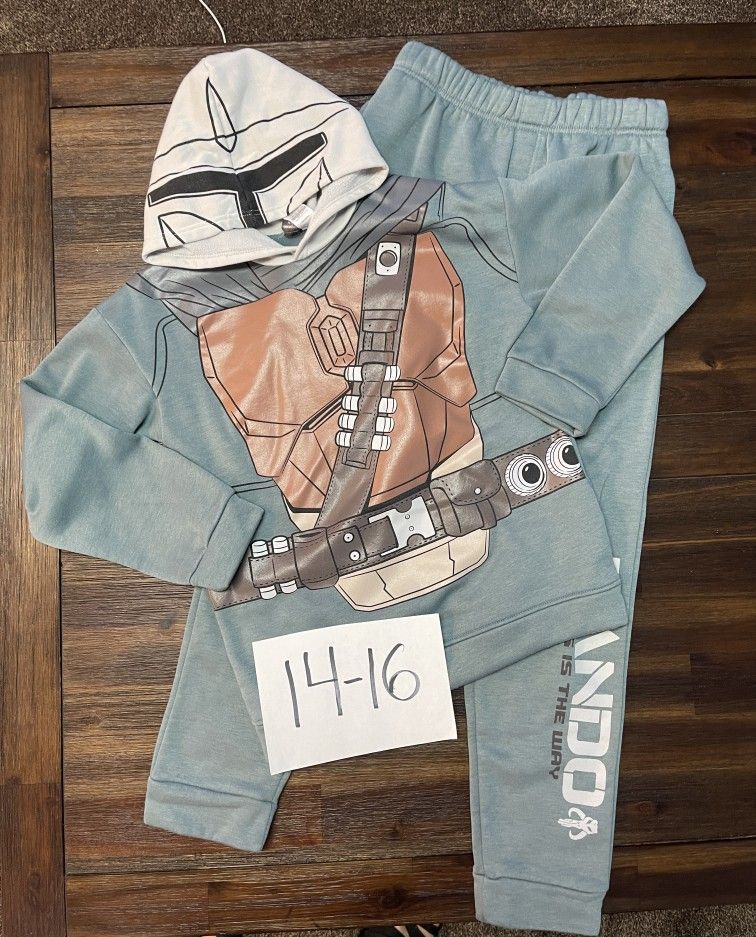 MANDALORIAN ( STAR WARS) PANS SET SIZE 14-16