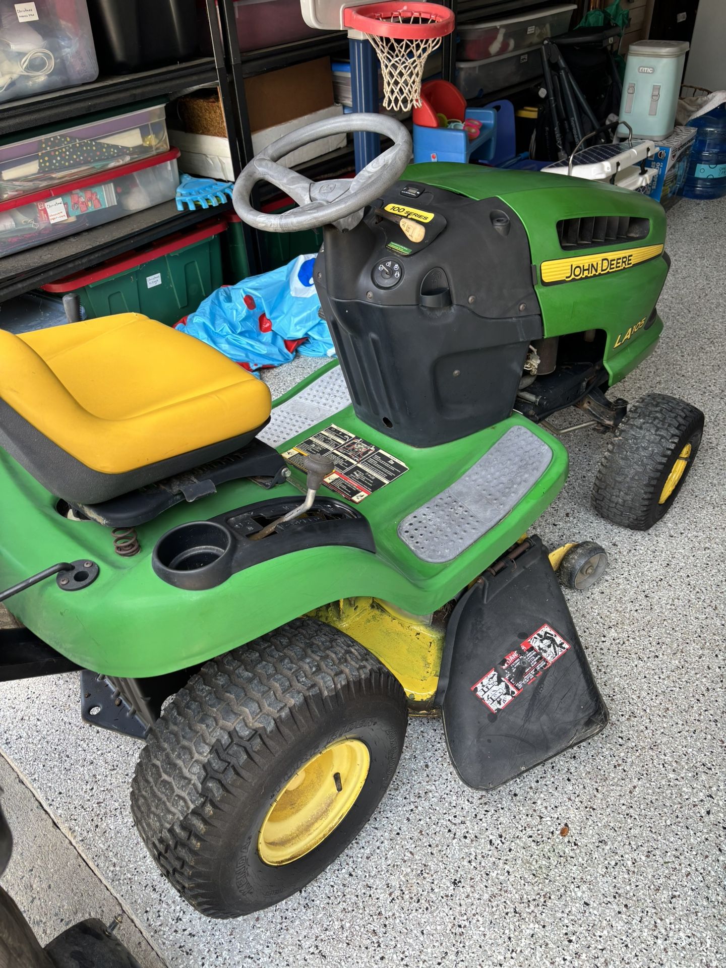 Riding Mower With Bagger