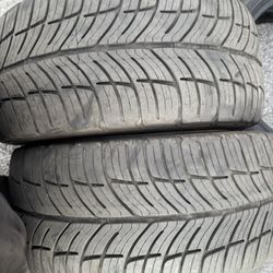 (2) 235/45R17 PAIR OF USED TIRES BFGOODRICH 60% LIFE !!