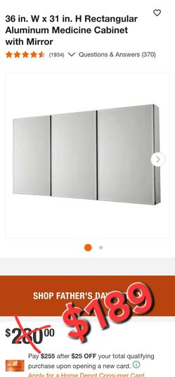 Medicine Cabinet rectangular medicine