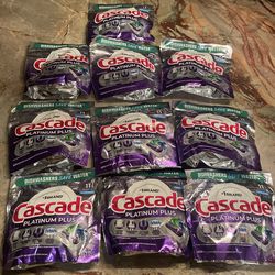 Cascade Platinum Plus 11 Actionpacs Fresh Scent