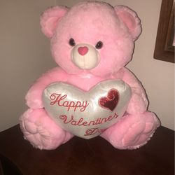 Happy Valentines Day Light Up Says (I lOVe you) Bear 