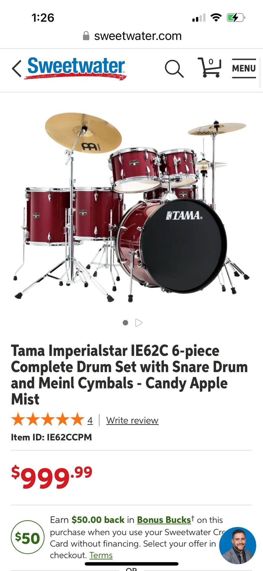 Tama Imperialstar Hardly used Want It Gone