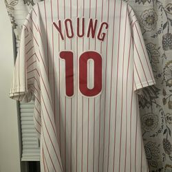 Majestic Philadelphia Phillies All-Star #10 Michael Young Jersey