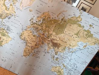 CANVAS WORLD MAP