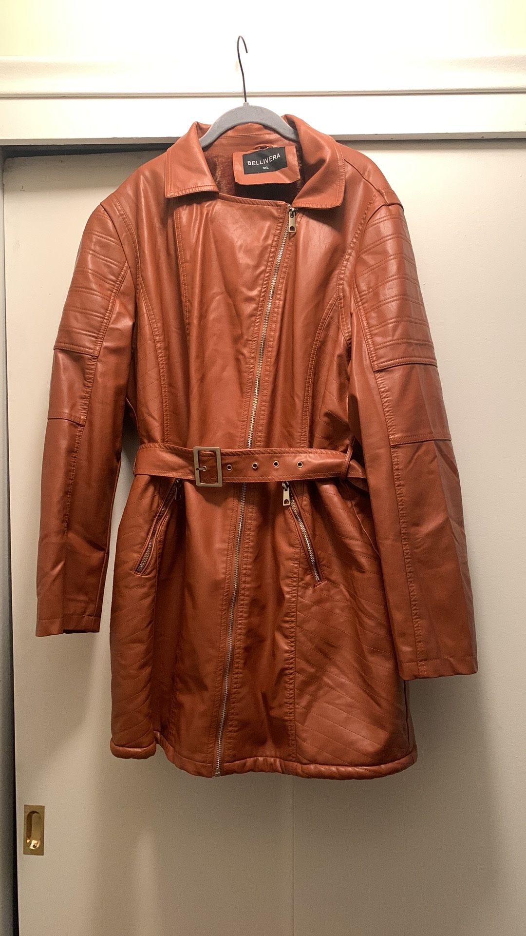 Plus Size Faux Leather Women's