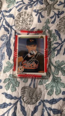 David Segui signed card