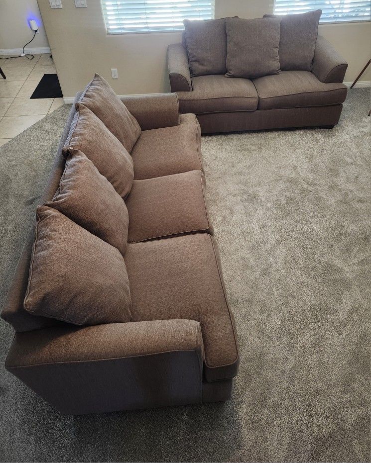 Sofa and Loveseat