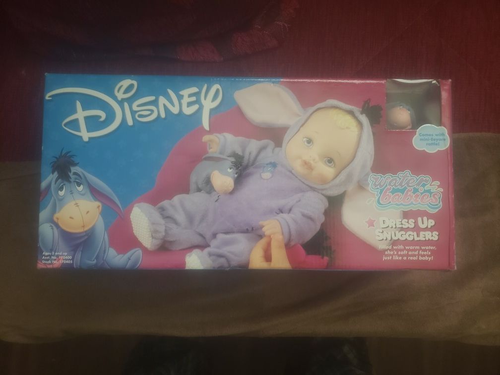 Disney Eeyore Water Babies With Rattle-New
