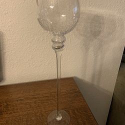 glass candle holder