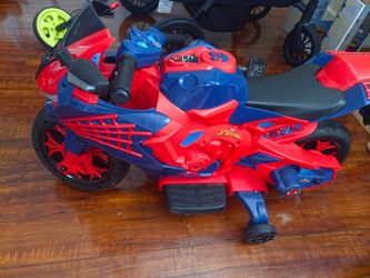 Spiderman motor cycle