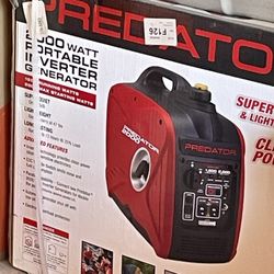 New In Box Predator Inverter Generator