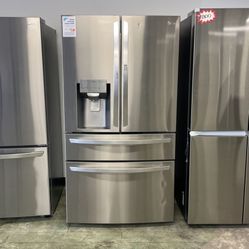 LG Platinum Four Door French Door Refrigerator